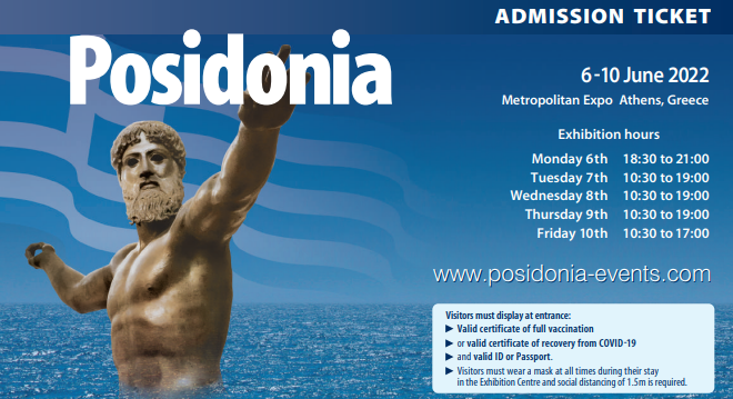 Posidonia 2022 admission ticket